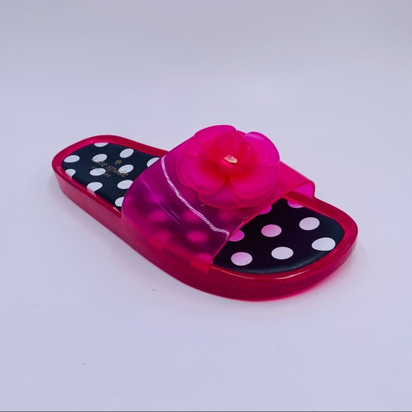 kate spade Shoes - Kate Spade shoes splash pink jelly slide size 10